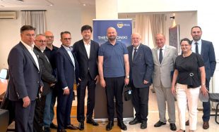 Meeting with a delegation from the Republic of Moldova and Romania