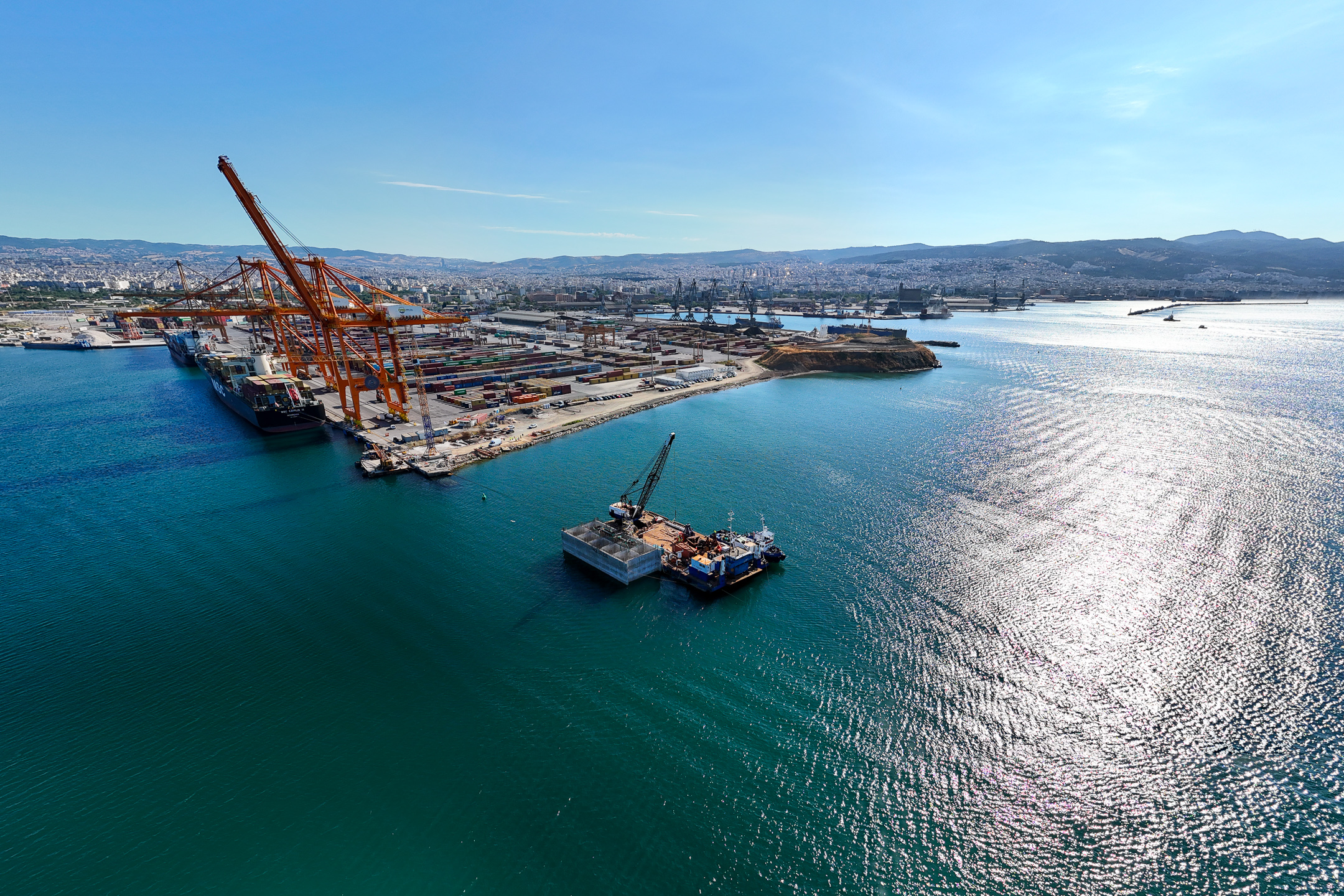 Historic milestone for Northern Greece: After 30 years, Pier 6 Emerges  in the Thermaic Gulf